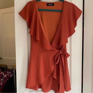 Fabrik Burnt Orange Romper